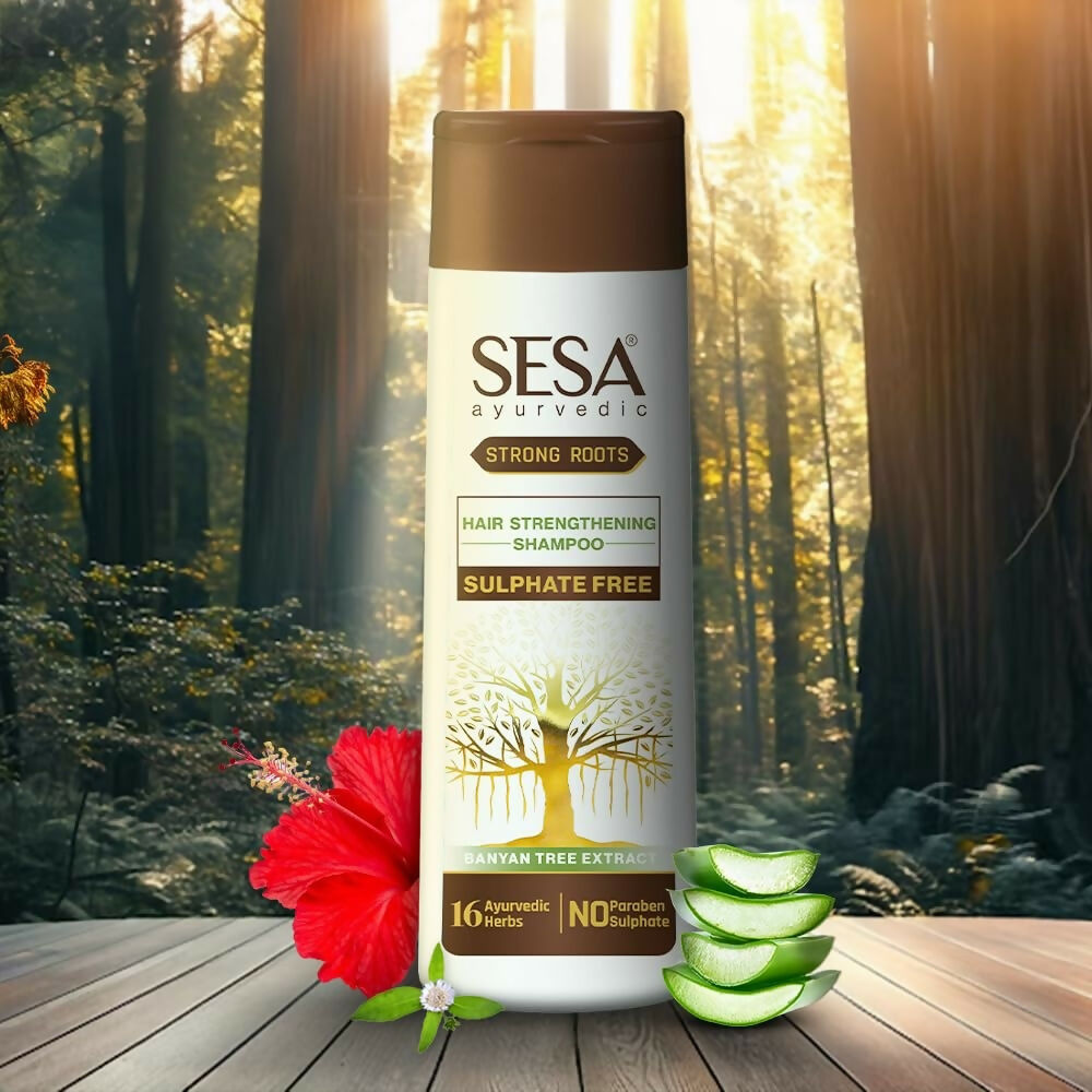 Sesa Strong Roots Sulphate Free Hair Strengthening Shampoo