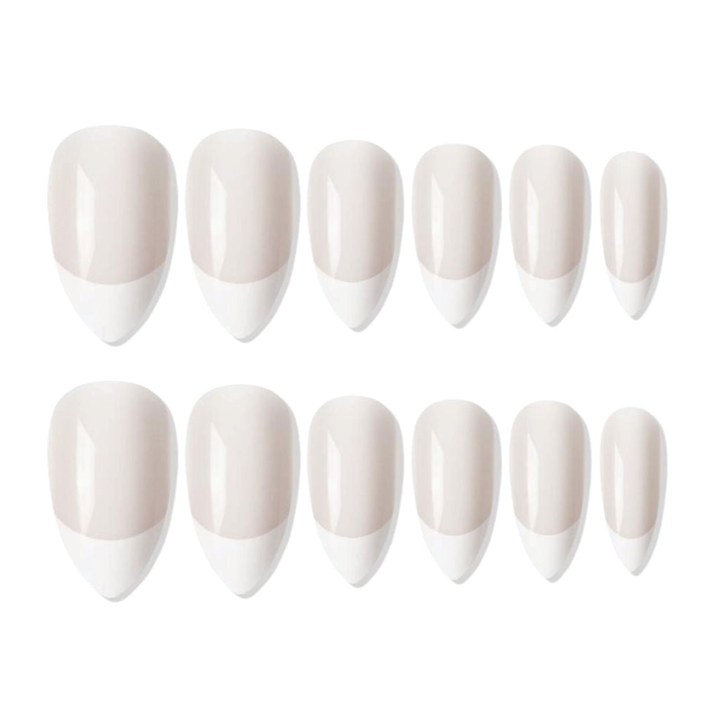 Shills Professional Reusable Press On Nails French Almond - SPN738