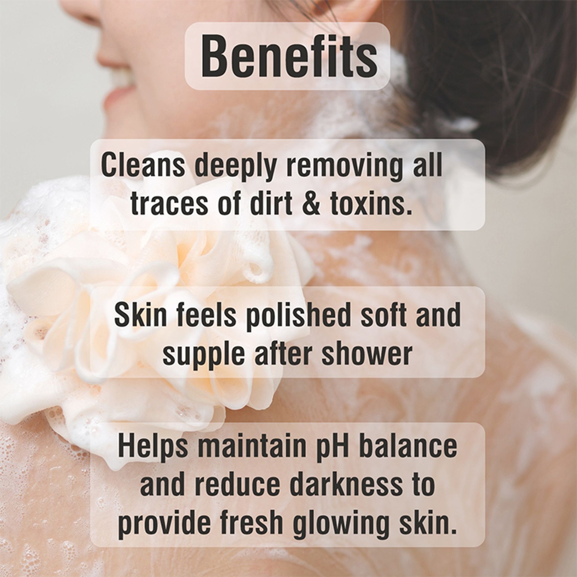 Omeo Berry Blossom Body Wash - Gentle Cleansing, Soft Nourshing Body Wash