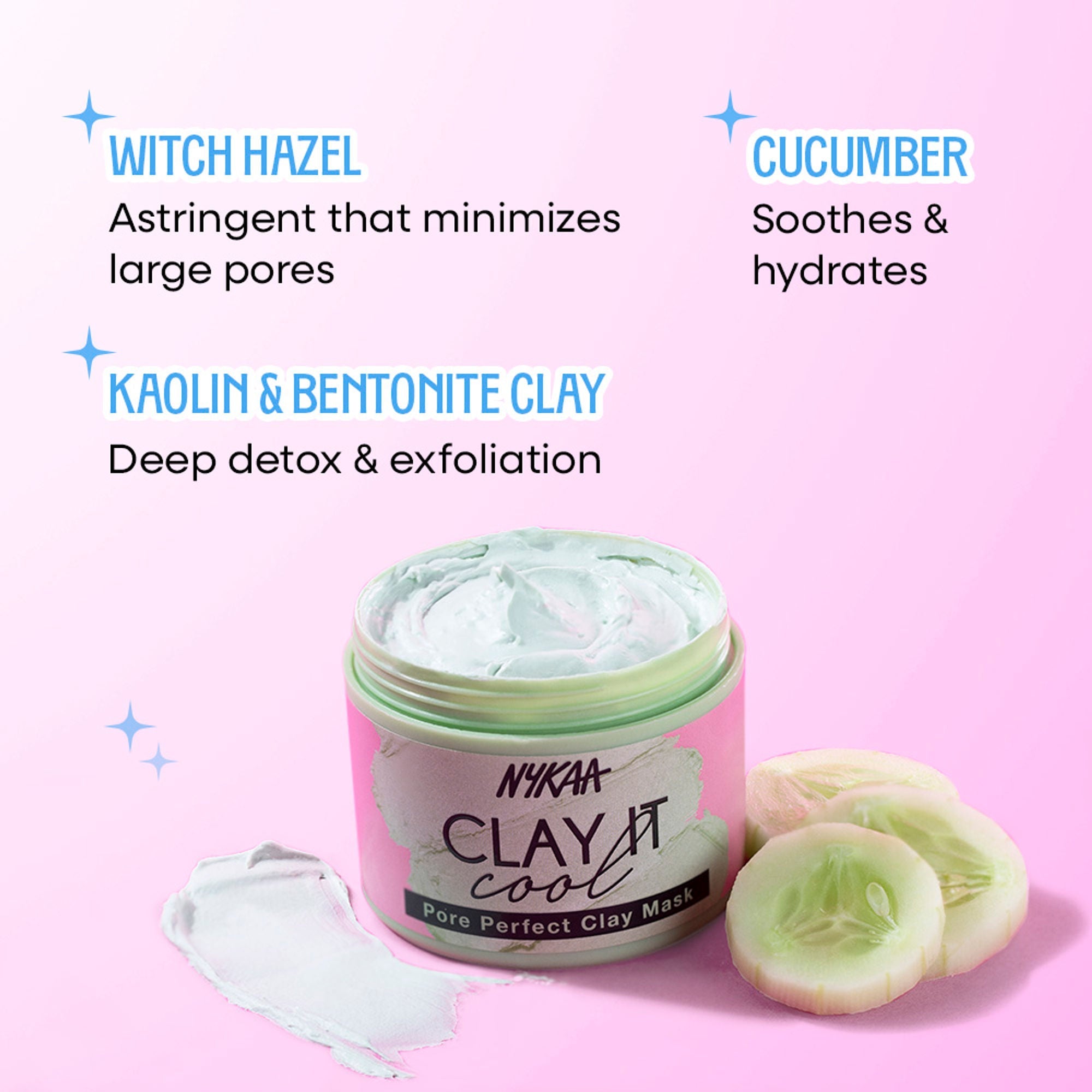 Nykaa Clay It Cool Clay Mask - Pore Perfect
