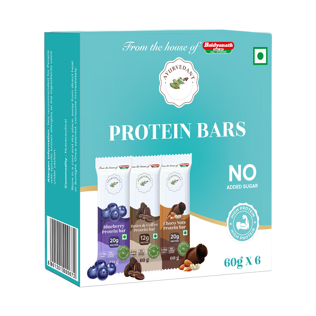 Ayurvedant Protein Bars Combo Pack of All Three Flavour - Image 1