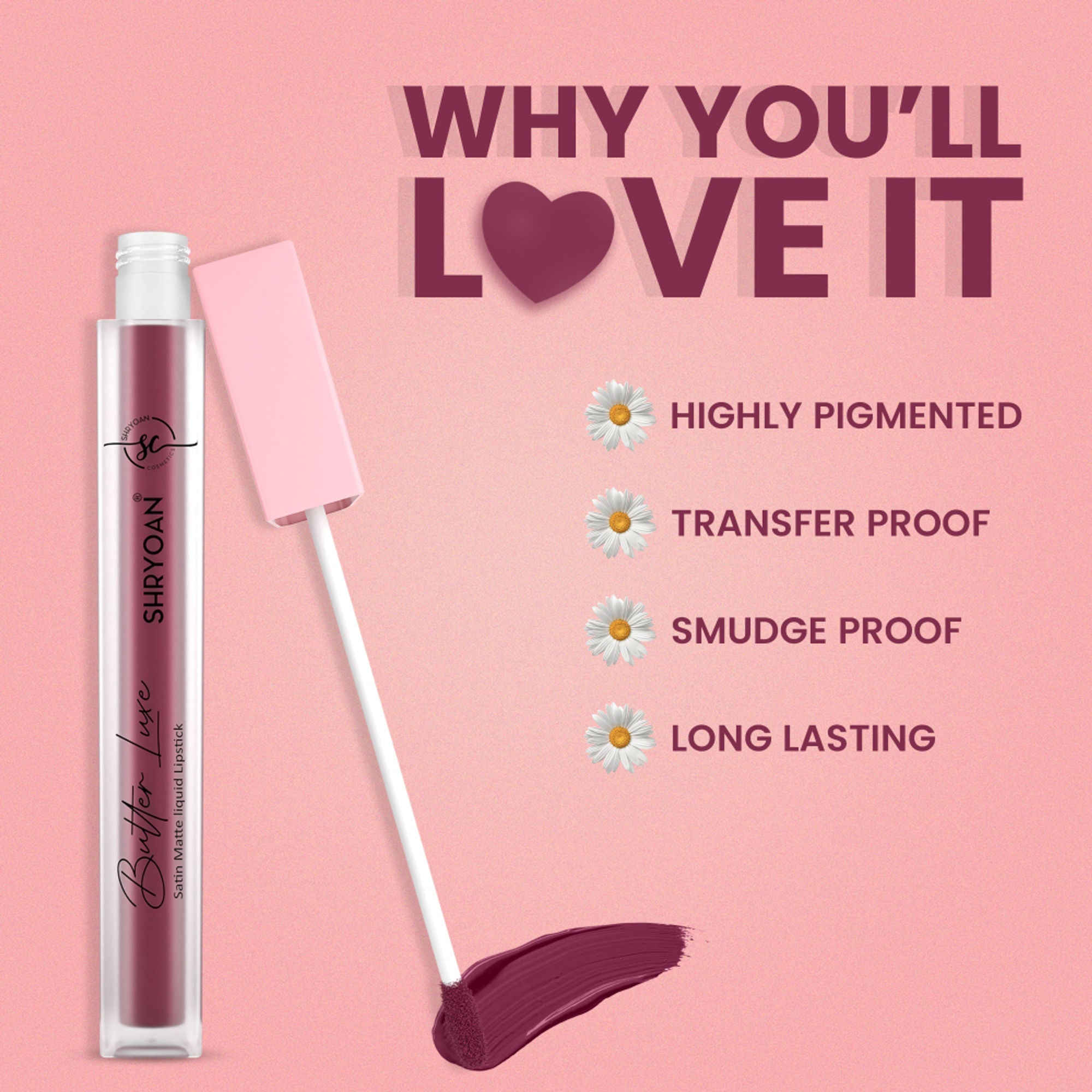 Shryoan Butter Luxe Satin Matte Liquid Lipstick - Vamp 13