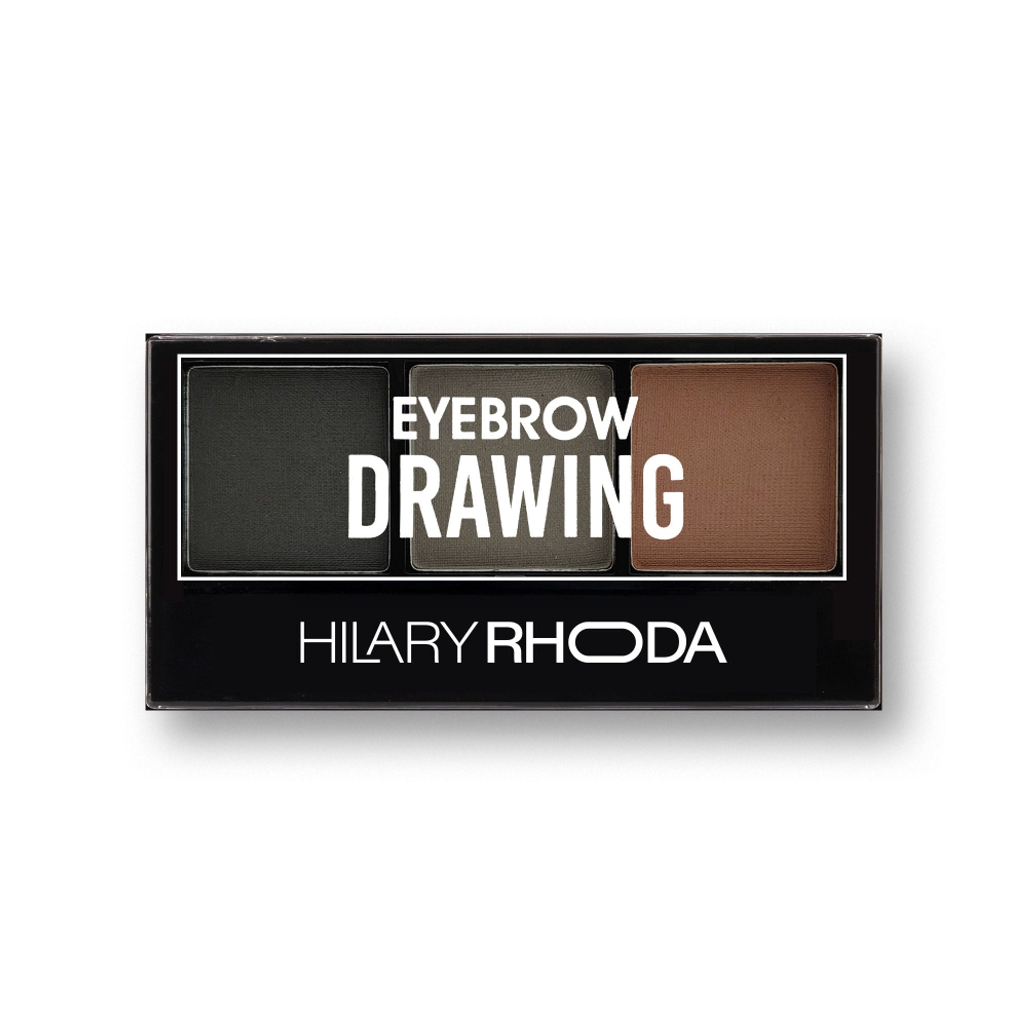 Hilary Rhoda Drawing Eyebrow Palette With 3 Natural Shades - 01