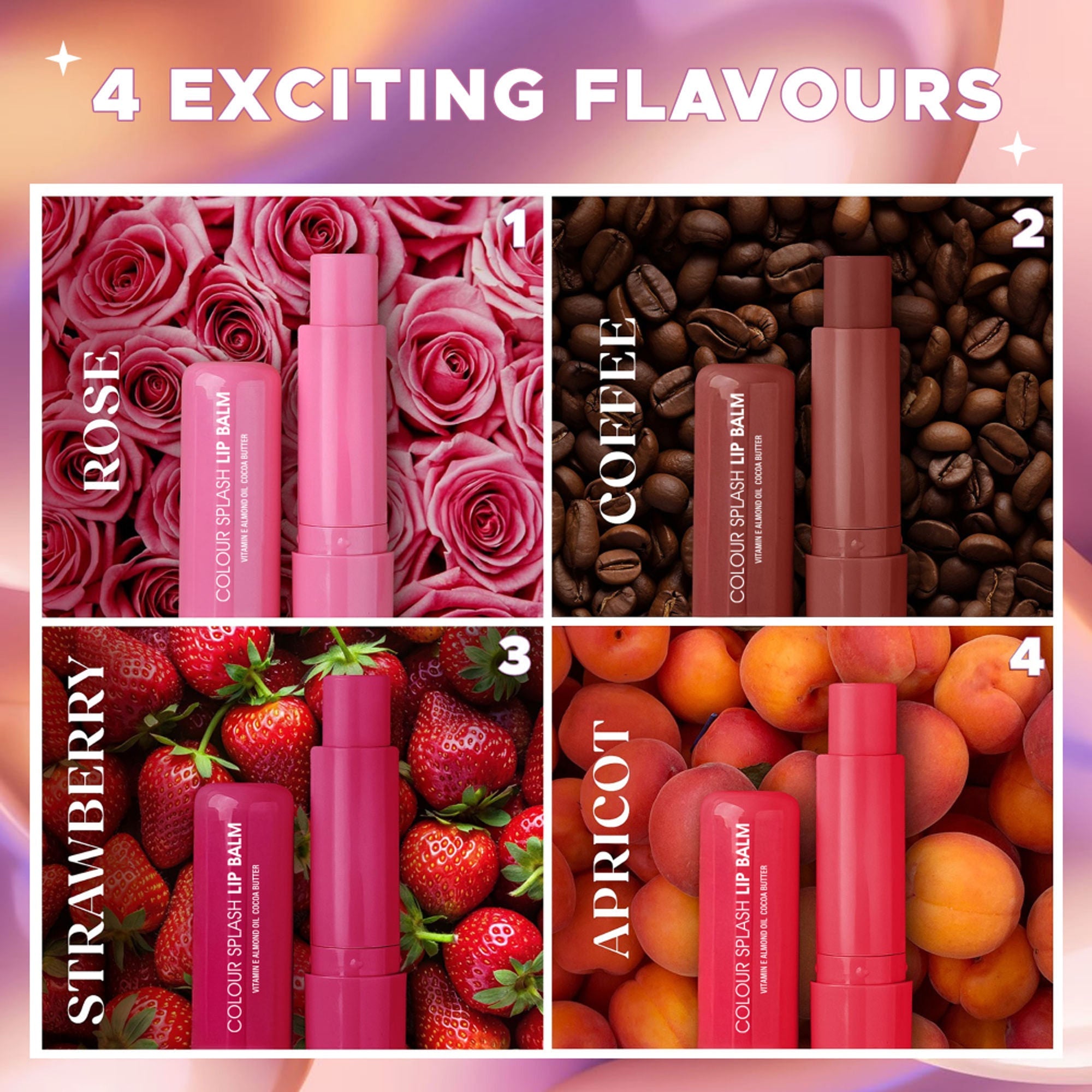 Hilary Rhoda Colour Splash Lip Balm With SPF 15 - Apricot 04