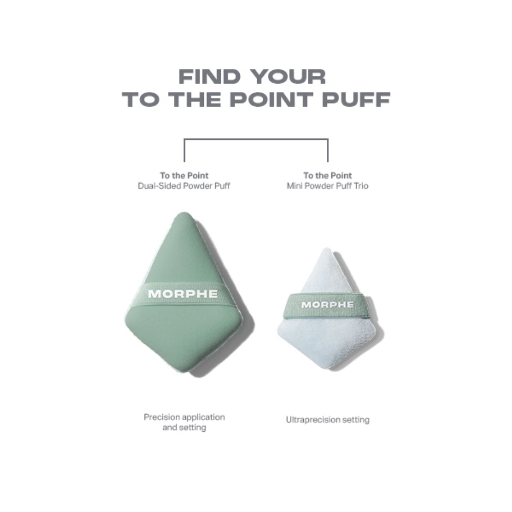 MORPHE To The Point Dual-Sided Powder Puff