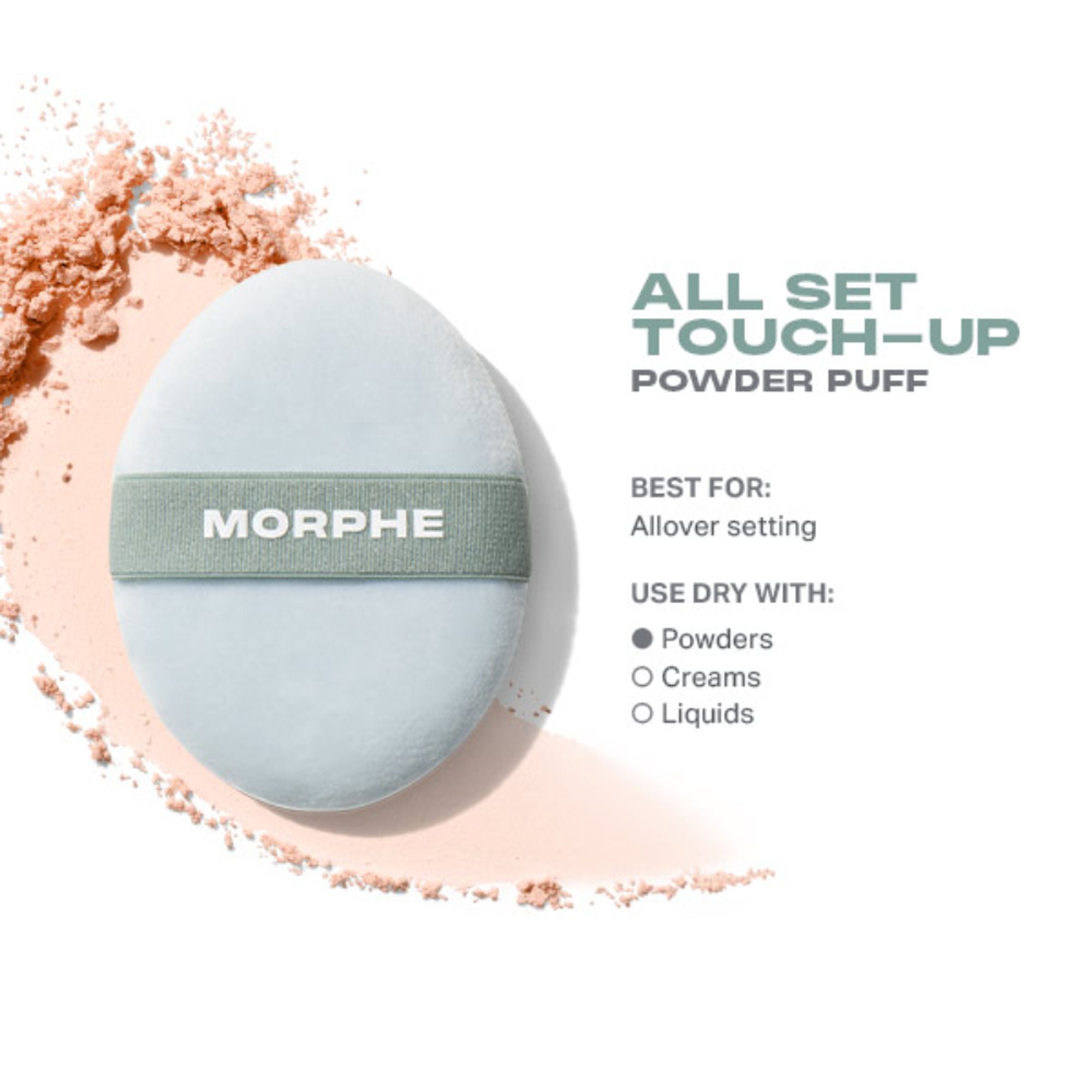 MORPHE All Set Touch-Up Powder Puff