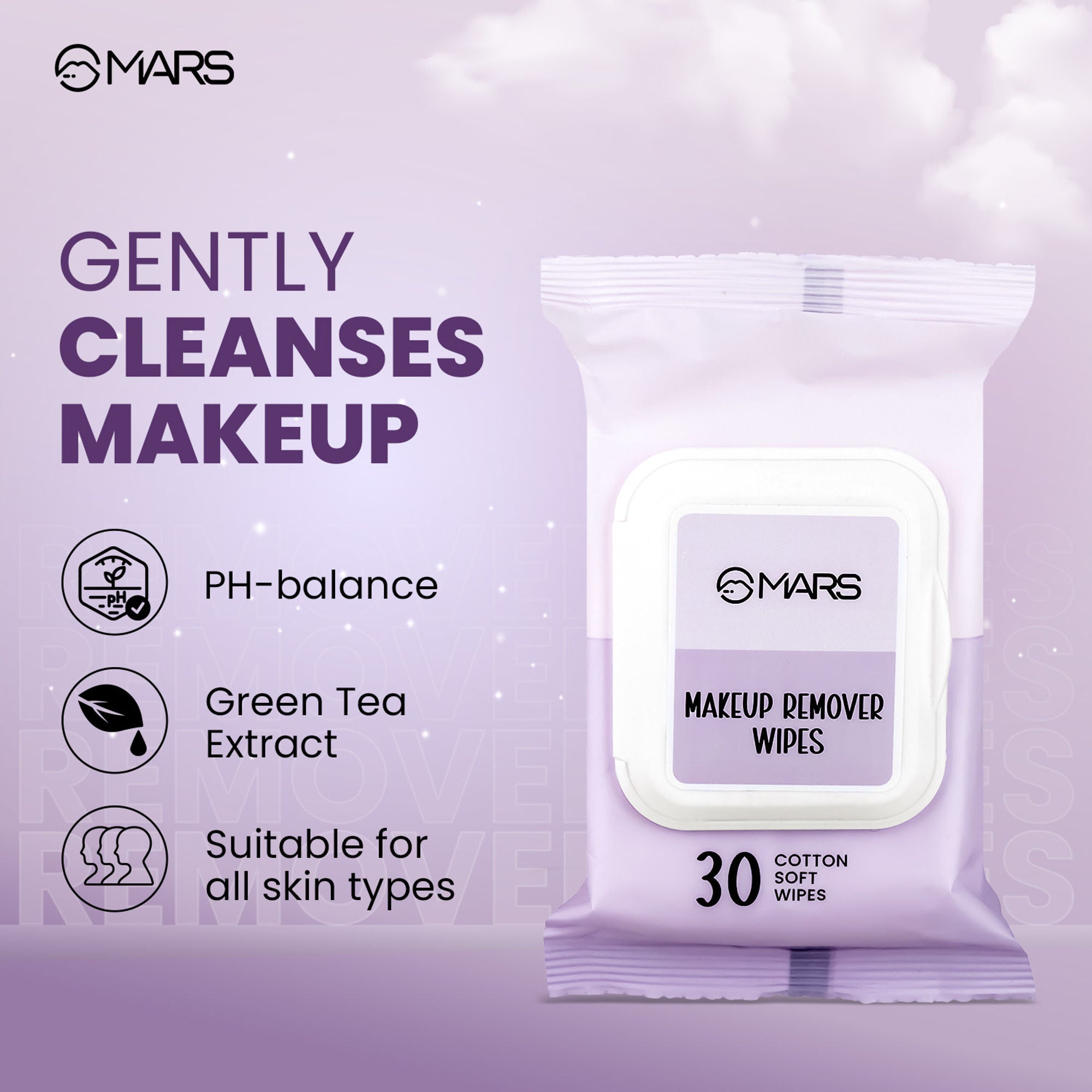 MARS Cosmetics Makeup Remover Wet Wipes
