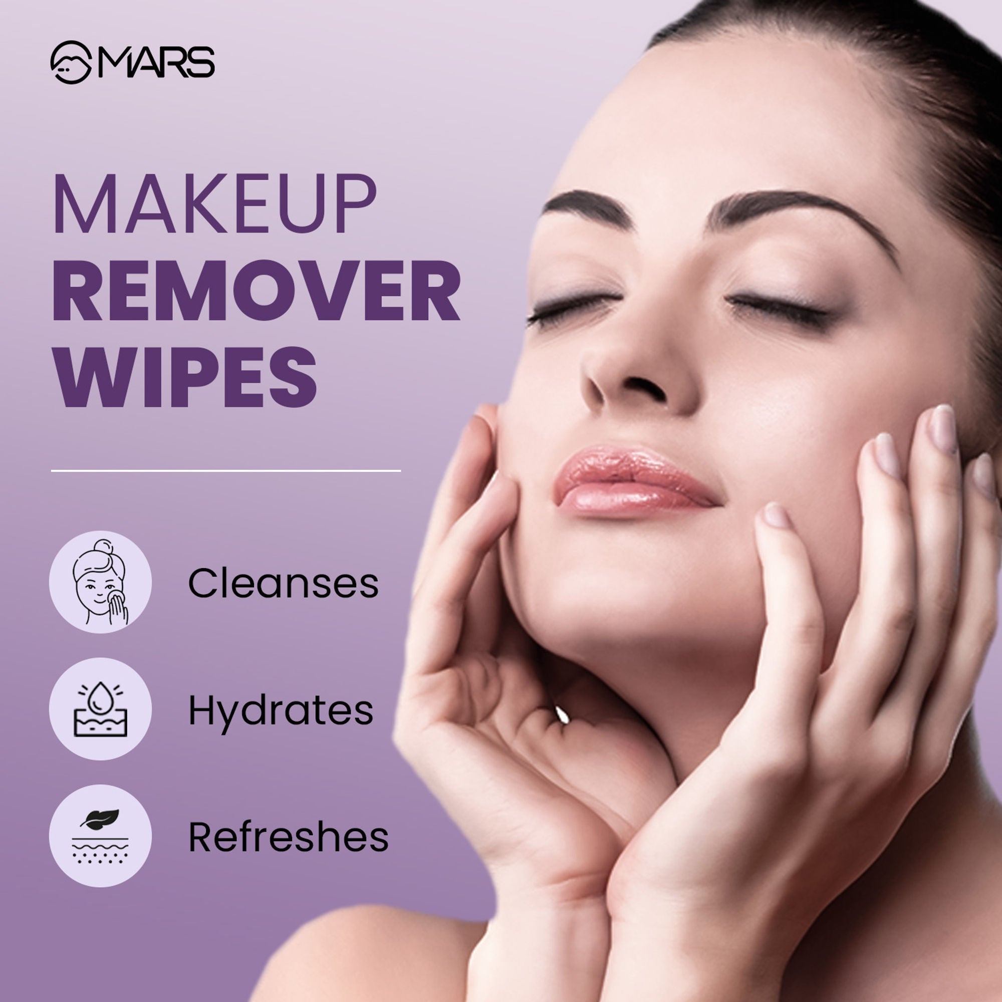 MARS Cosmetics Makeup Remover Wet Wipes