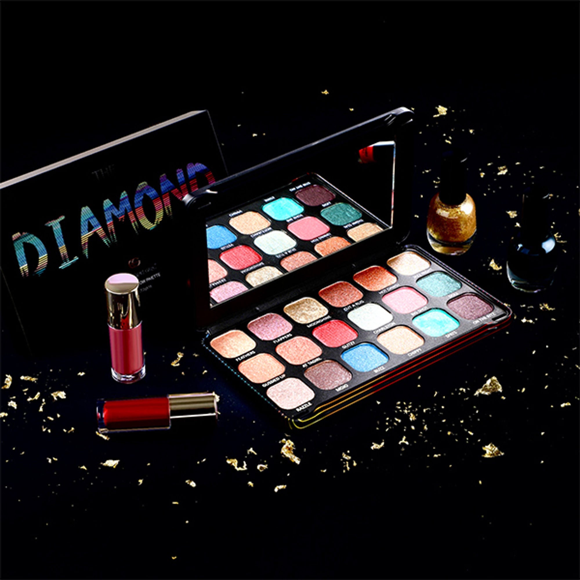 Europe Girl 18 colour Diamond Eyeshadow Palette - Glow On