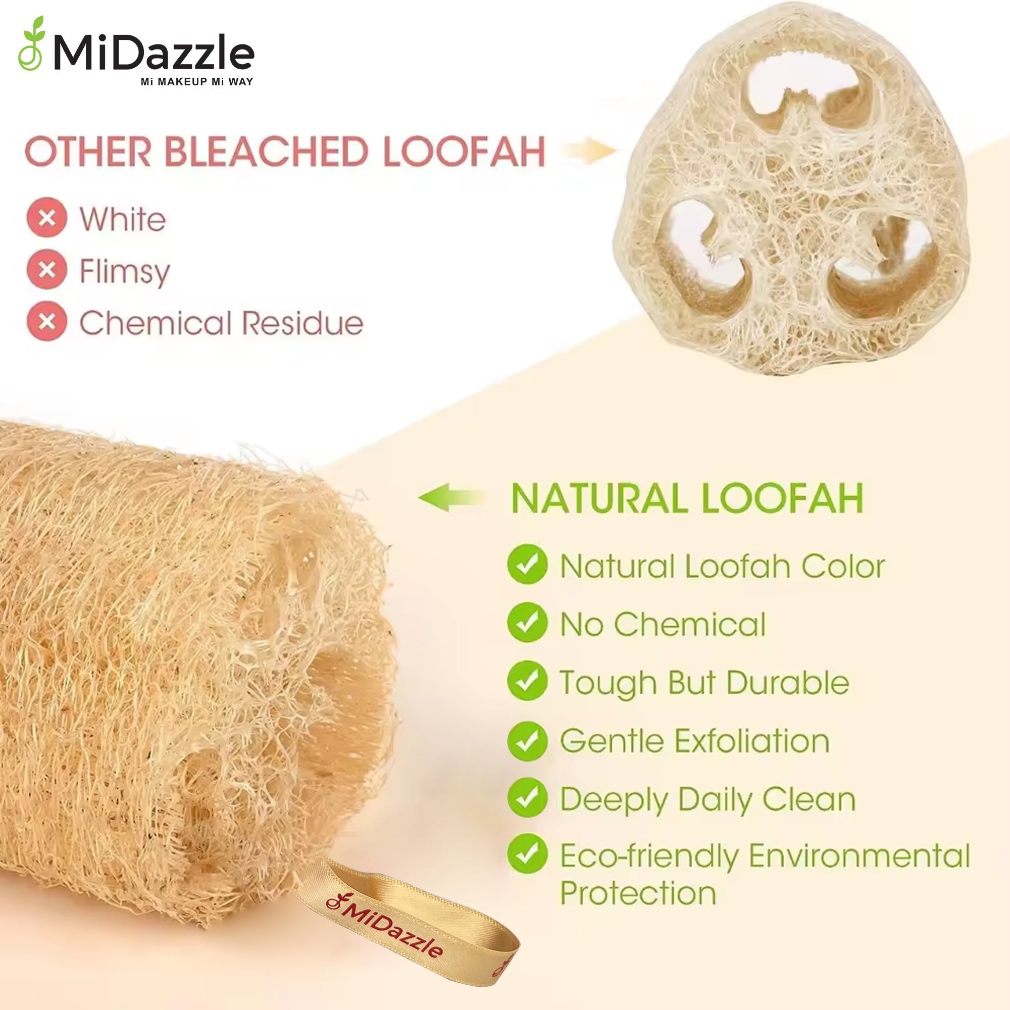 MiDazzle Loofah (Oval) MIOL6102