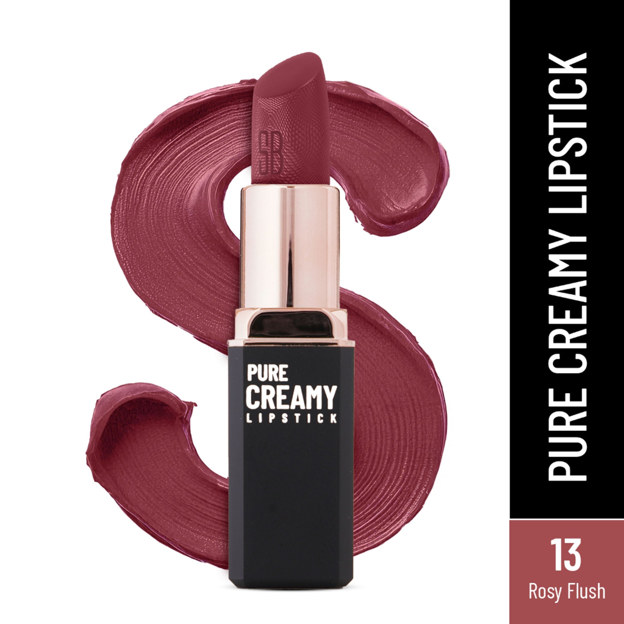 Swiss Beauty Pure Creamy Matte Lipstick - 13 Rosy Flush