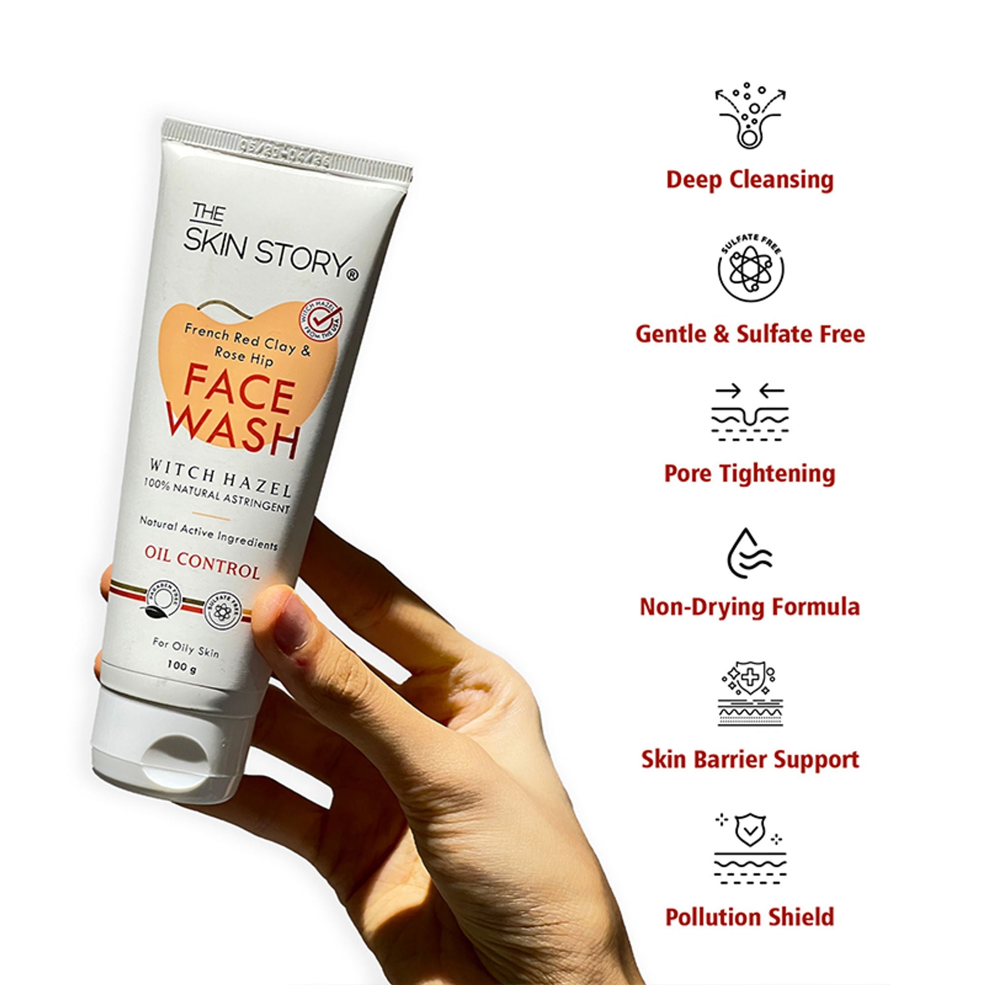 The Skin Story French Clay Pimple Oil Control Face Wash