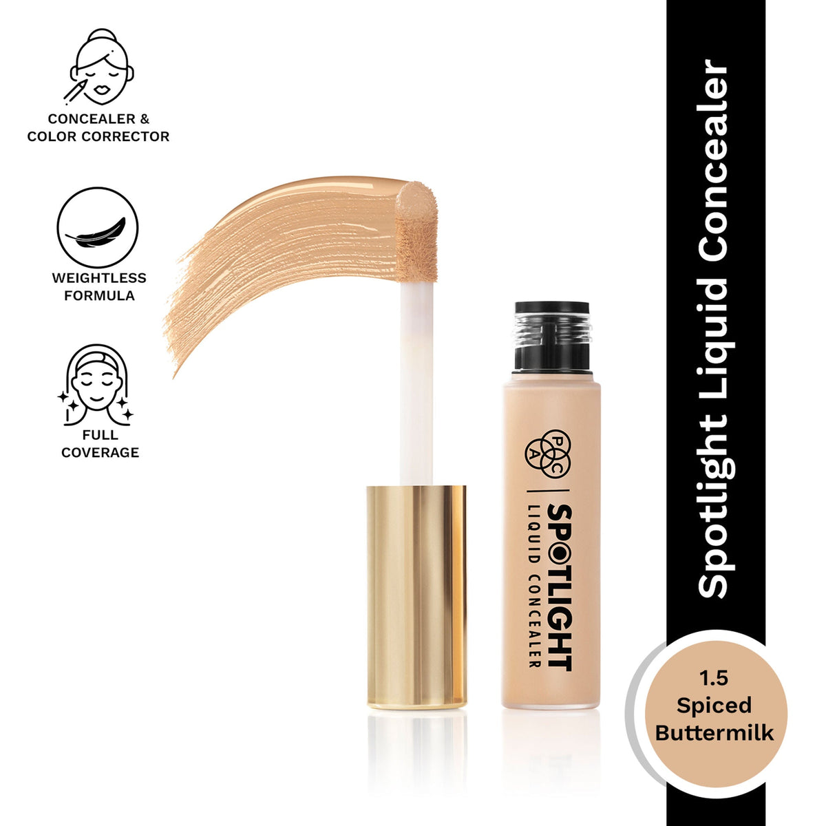 PAC Studio Spotlight Liquid Concealer - 1.5 Spiced Buttermilk