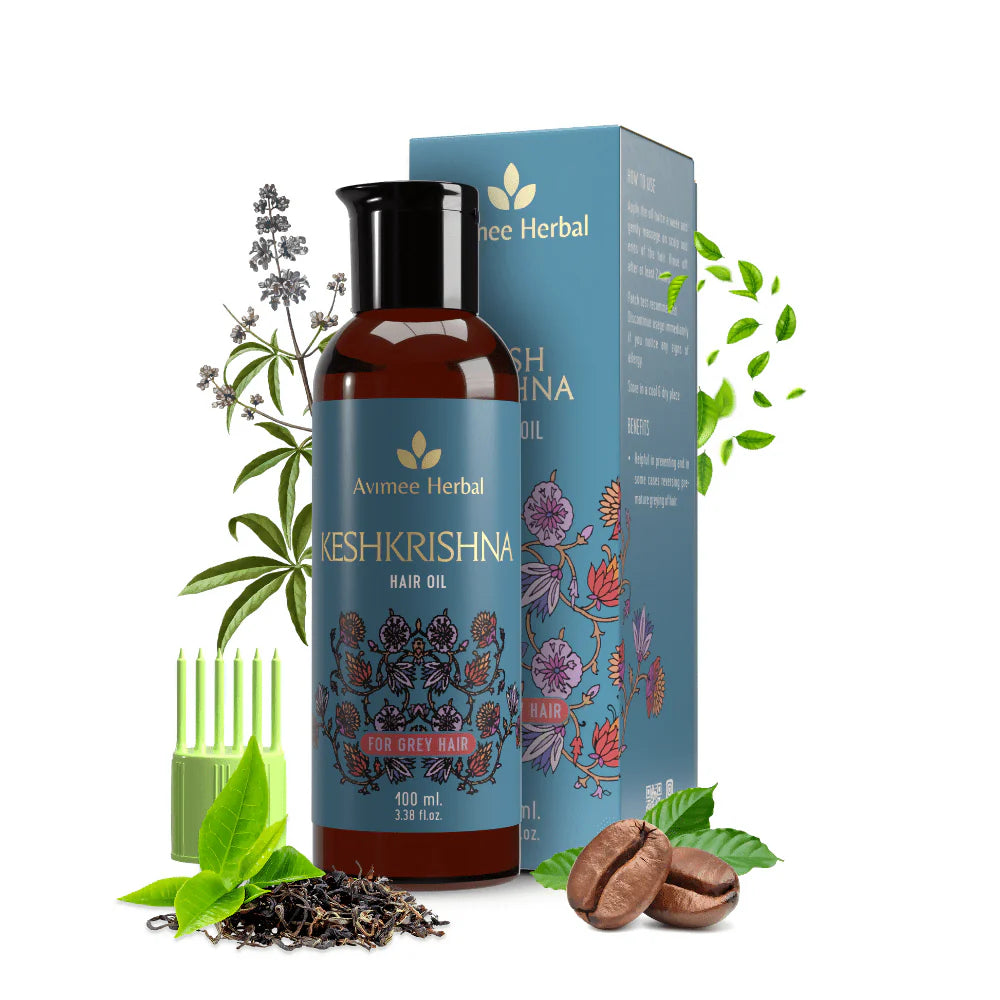 Avimee herbal Keshkrishna Grey Hair Oil