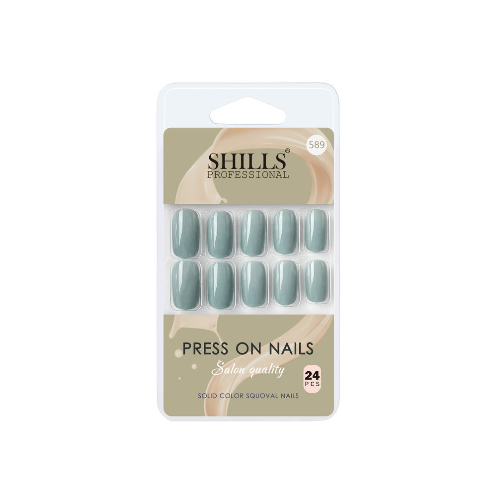 Shills Professional Reusable Press On Nails Square - SPN589