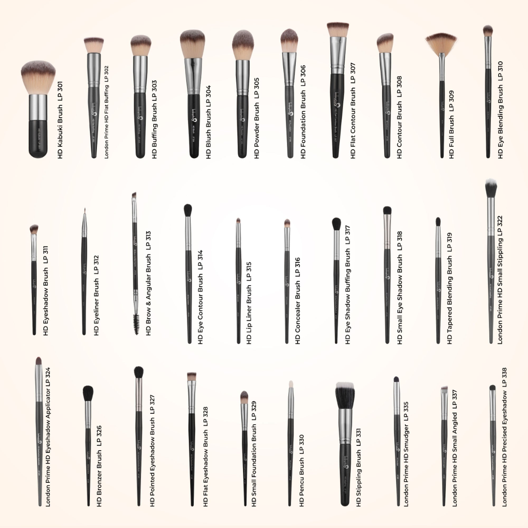 London Prime HD Professional Brush Set - 30 Pcs