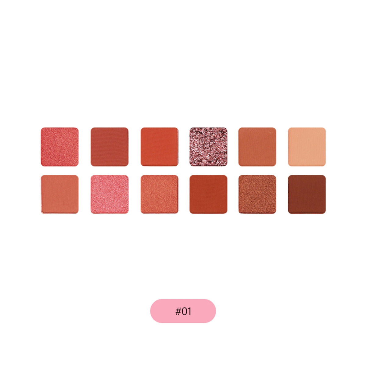PINKFLASH Pro Touch Eyeshadow Palette - 01 Cranberry Cookies