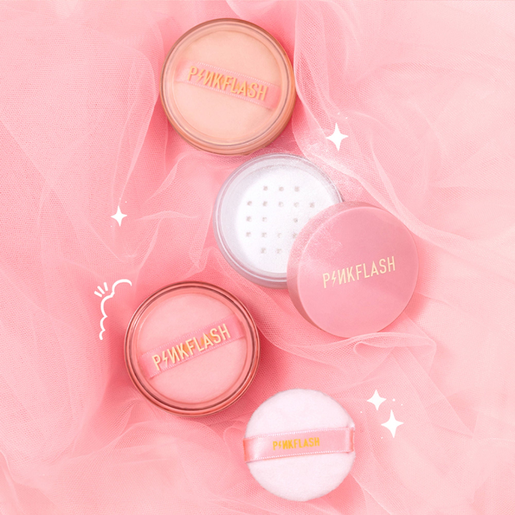PINKFLASH Oil Controller Translucent Loose Powder - 111