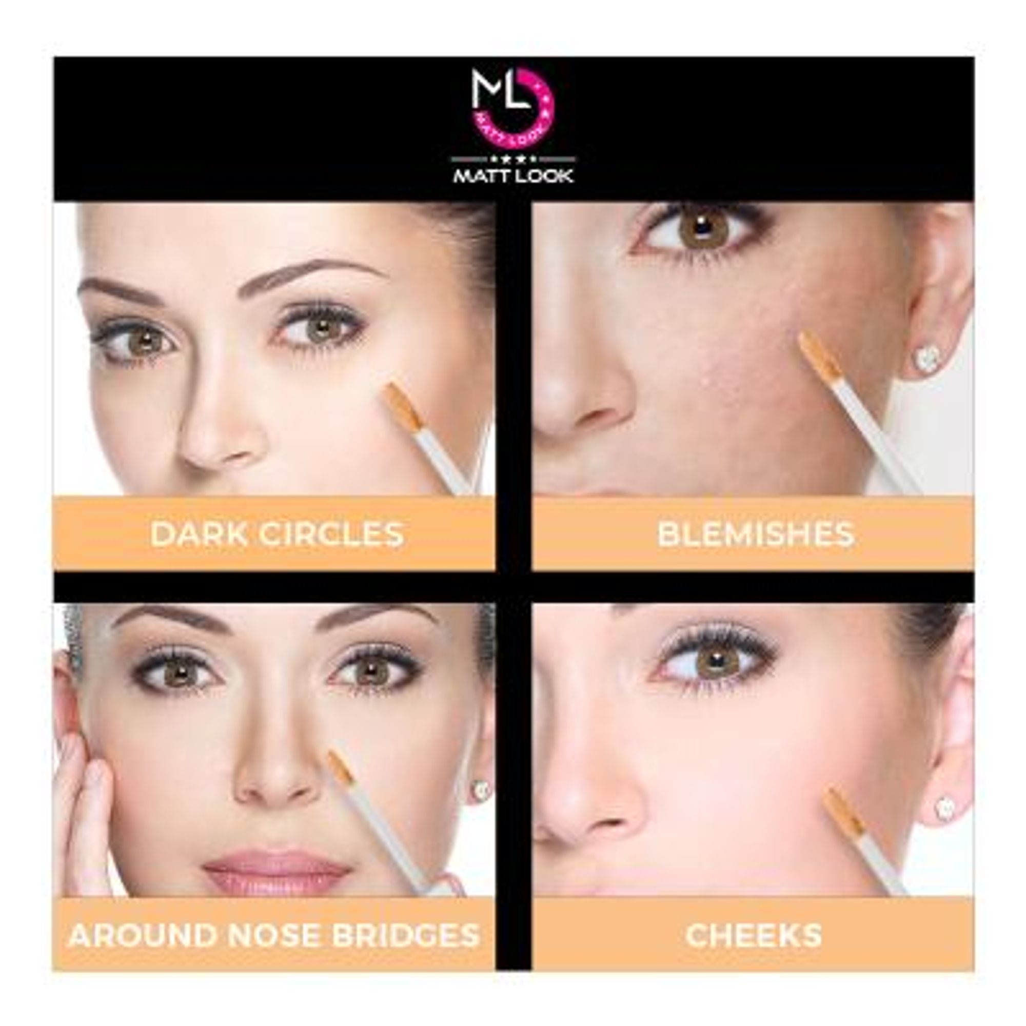 Matt Look Truly Matte Ultimate Cover Concealer - Warm-nude
