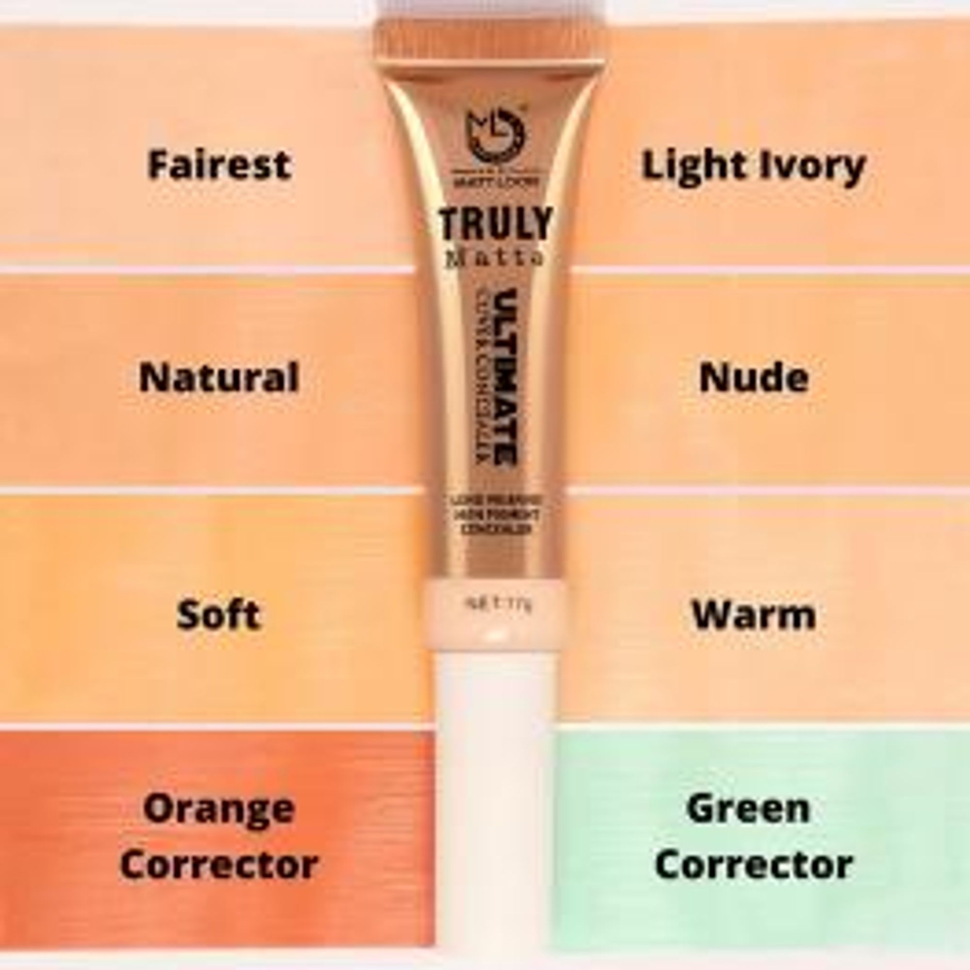 Matt Look Truly Matte Ultimate Cover Concealer - Warm-nude