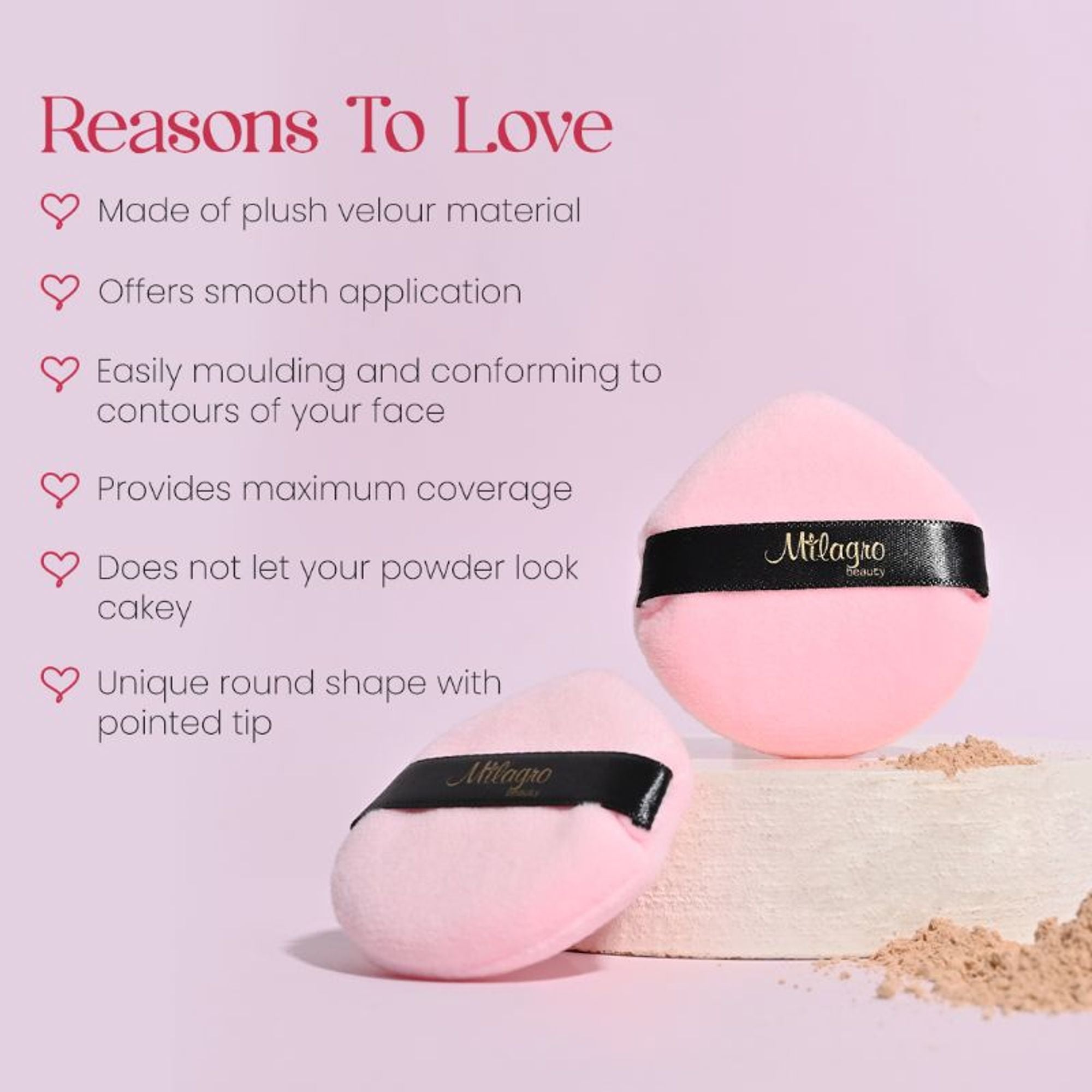 Milagro Beauty Ultrasoft Powder Puff