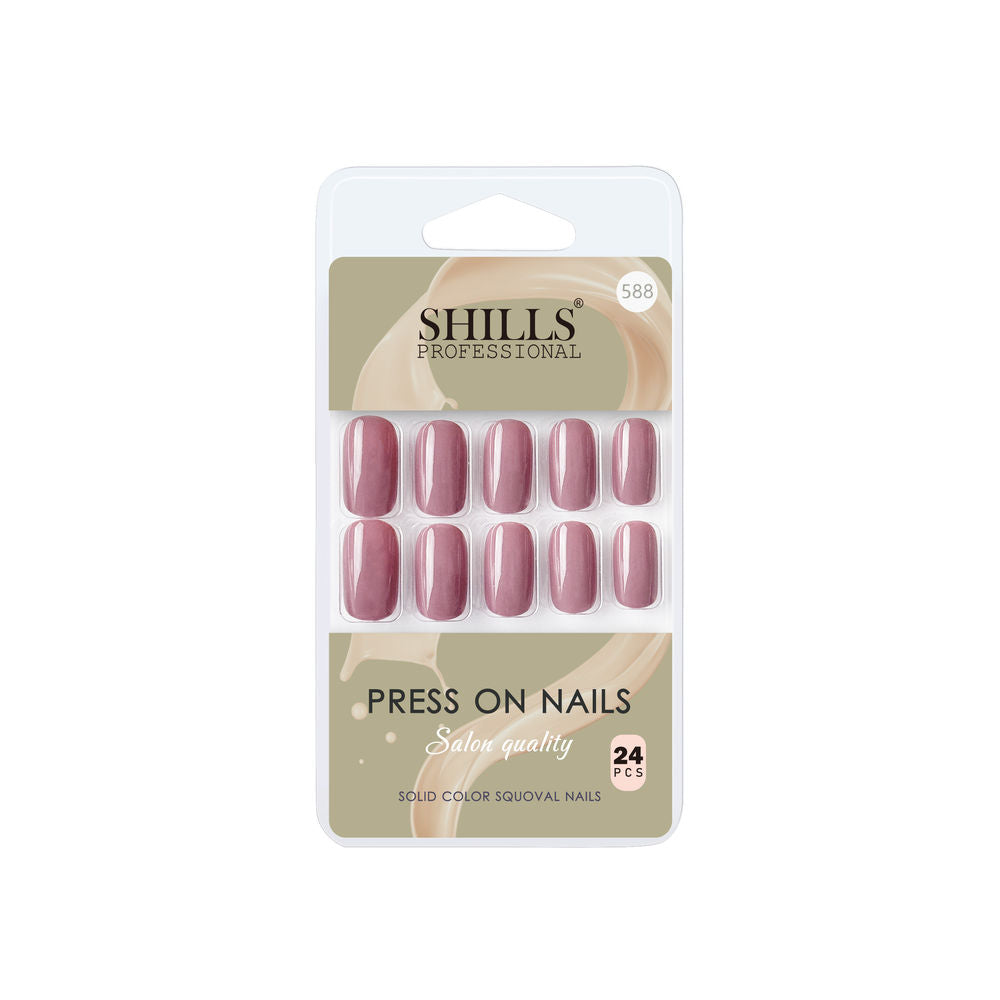 Shills Professional Reusable Press On Nails Square - SPN588