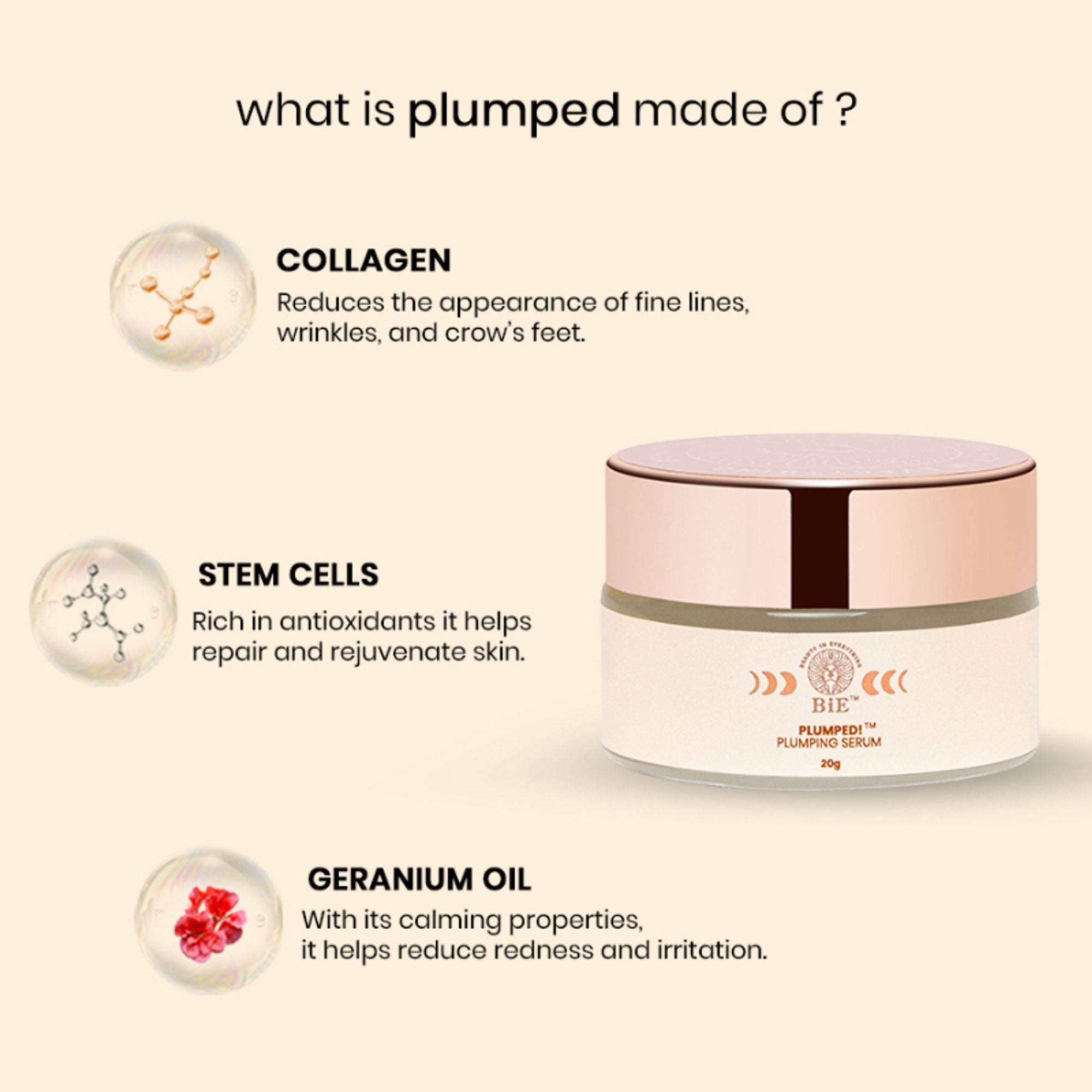 BiE Plumped!- Plumping Serum