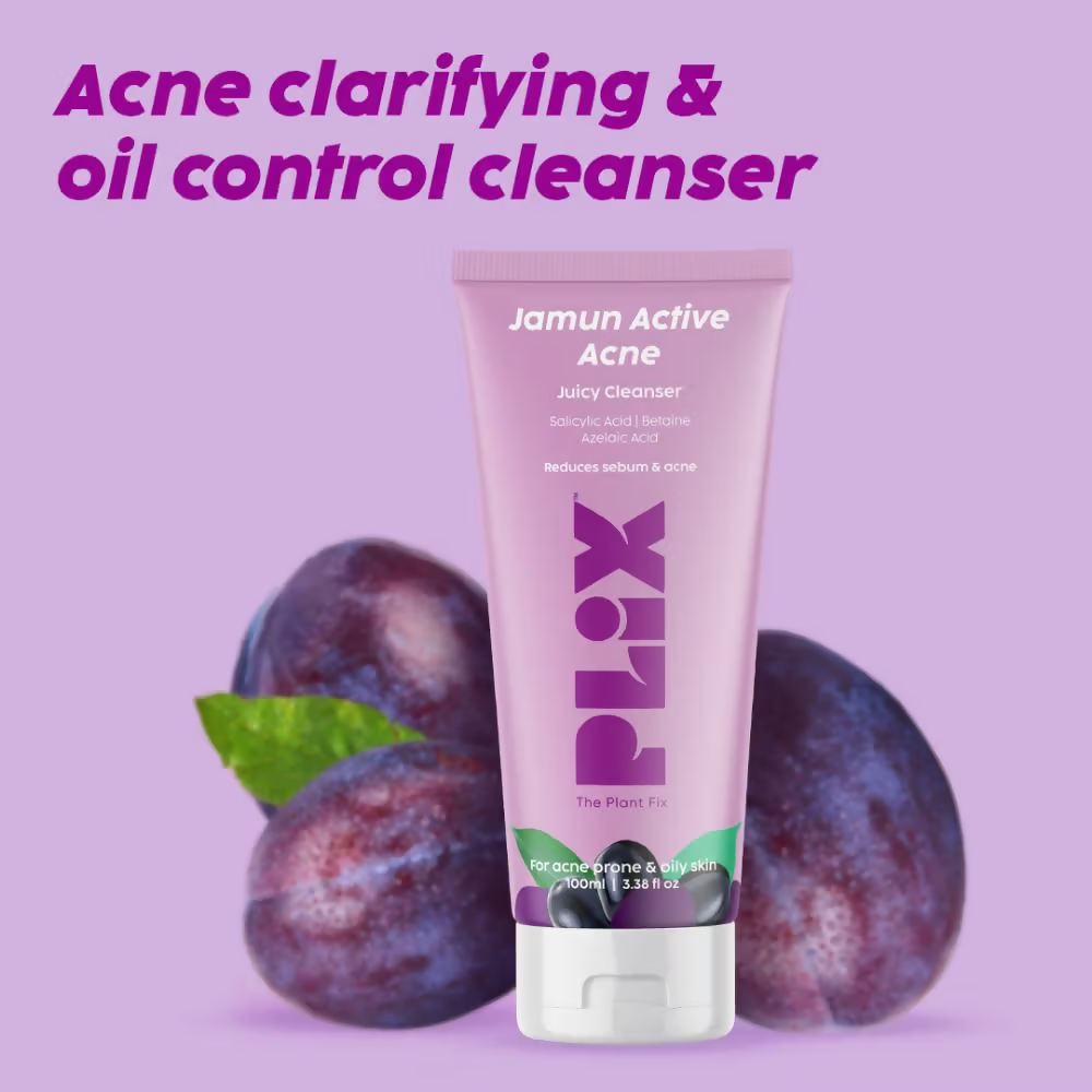 PLIX The Plant Fix 0.5% Salicylic Acid Jamun Face Wash Cleanser