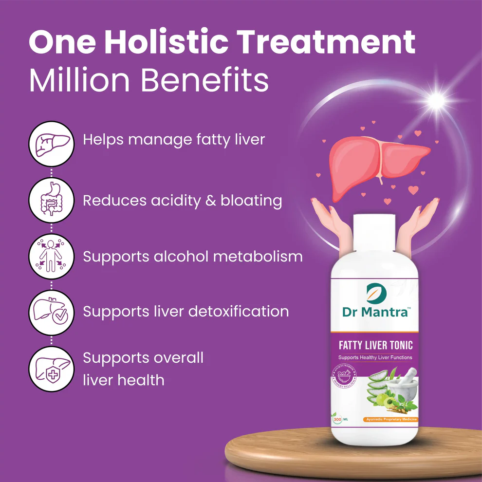 Dr Mantra Ayurvedic Fatty Liver Tonic for Healthy Liver| 300ml