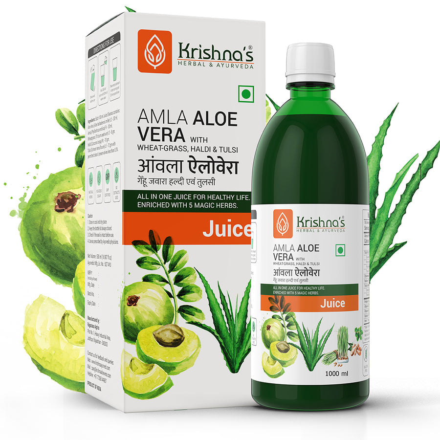 Krishna's Herbal & Ayurveda Amla Aloe Vera Juice