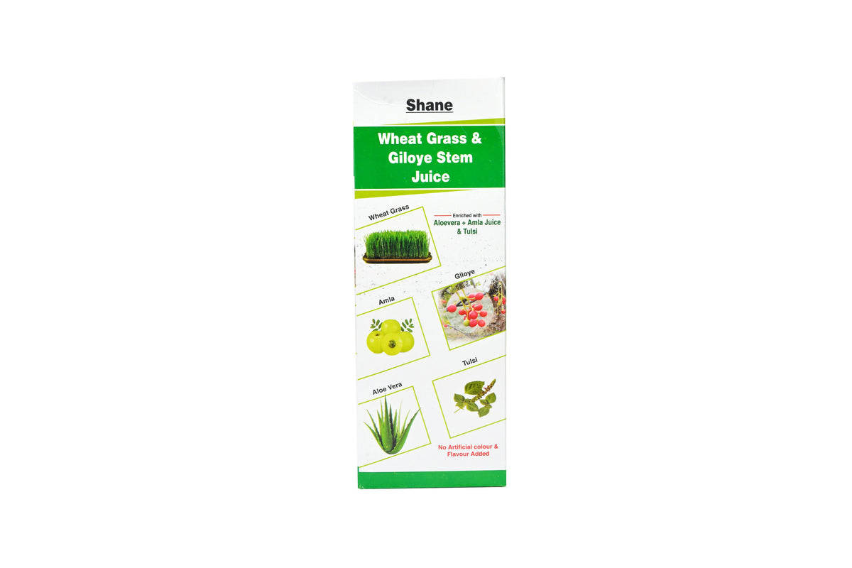 Shane Wheat Grass Giloye Stem Juice