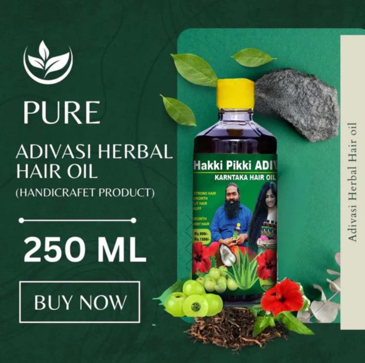 Original Adivasi Hakki Pikki Hair Oil