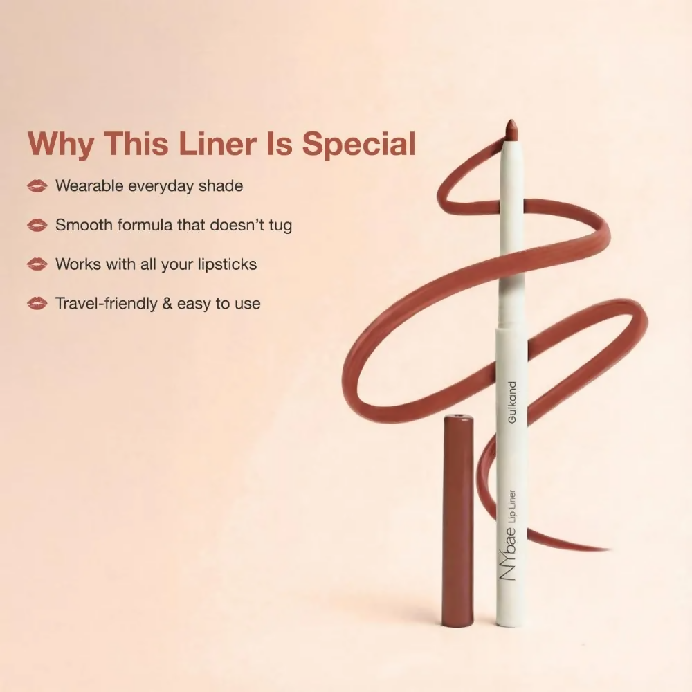 NY Bae 2-in-1 Lip Liner & Lip Colour - Gulkand