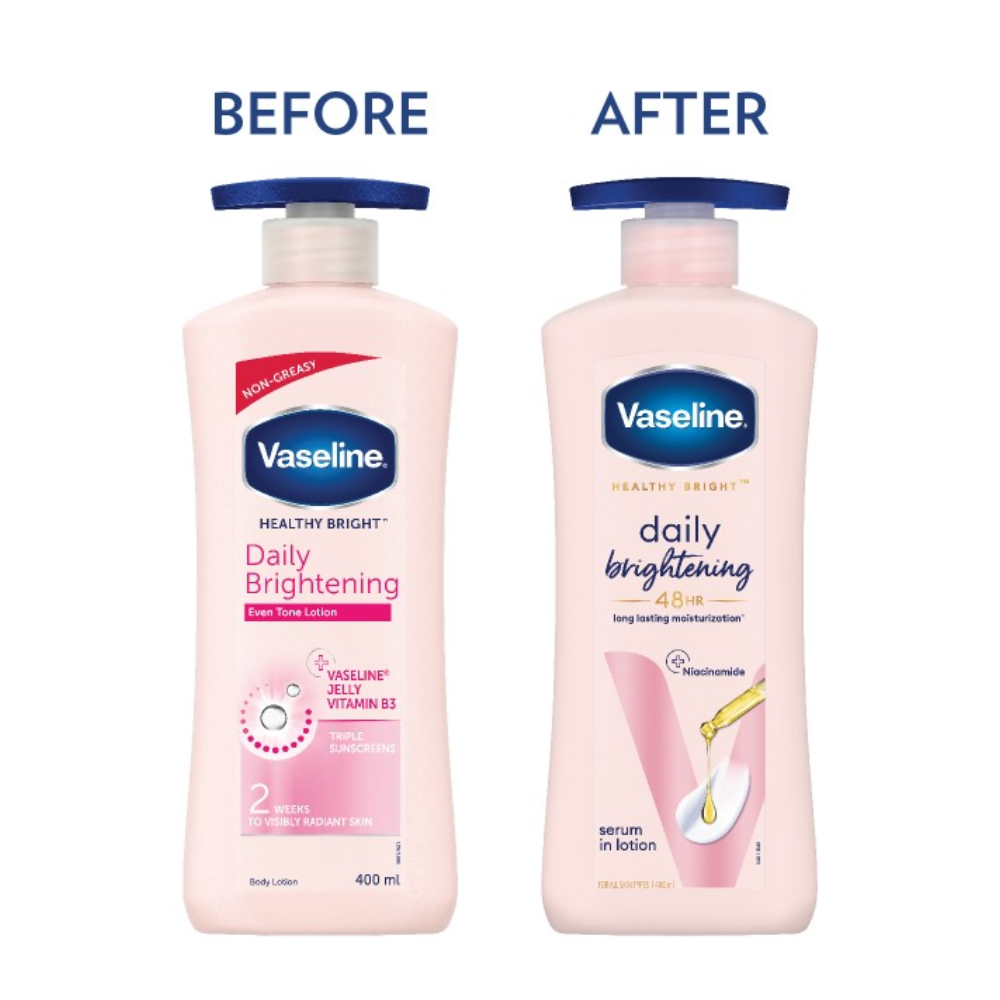 Vaseline Healthy Bright Daily Brightening Body Lotion (400 ml)