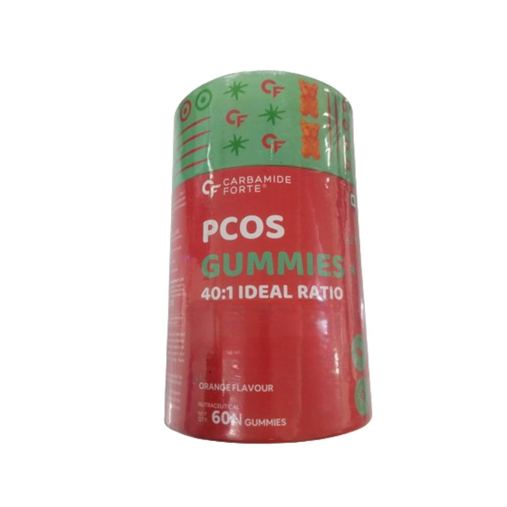 Carbamide Forte PCOS Gummies for Women with Myo & D Chiro Inositol - Orange Flavor