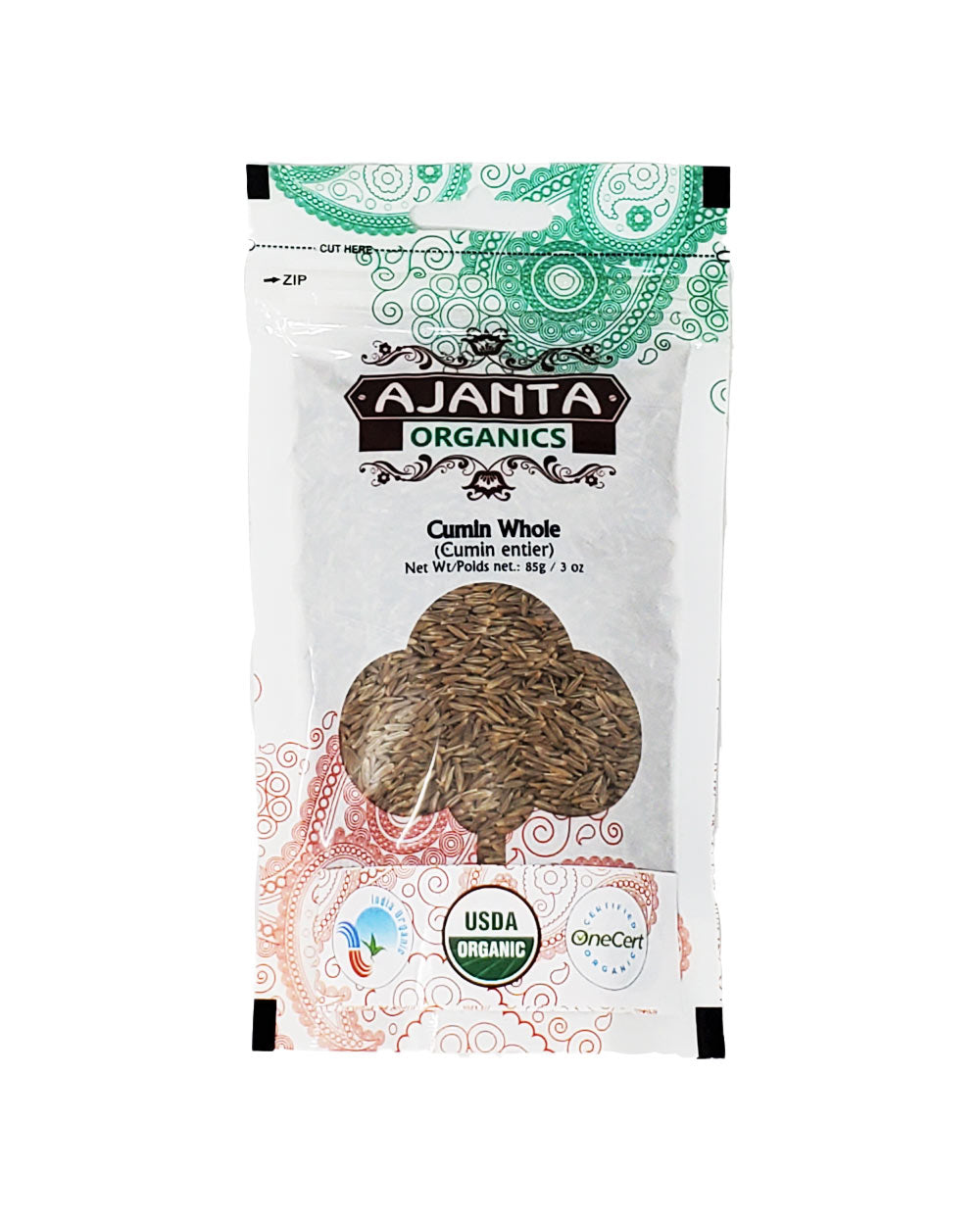 Ajanta Organics Cumin Whole 85g