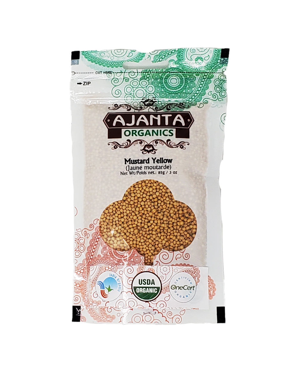 Ajanta Organics Mustard Yellow 85g