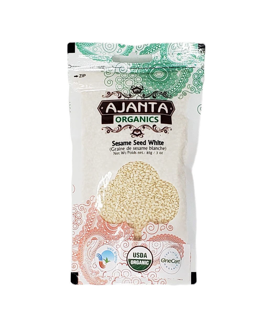 Ajanta Organics Sesame Seed White 85g