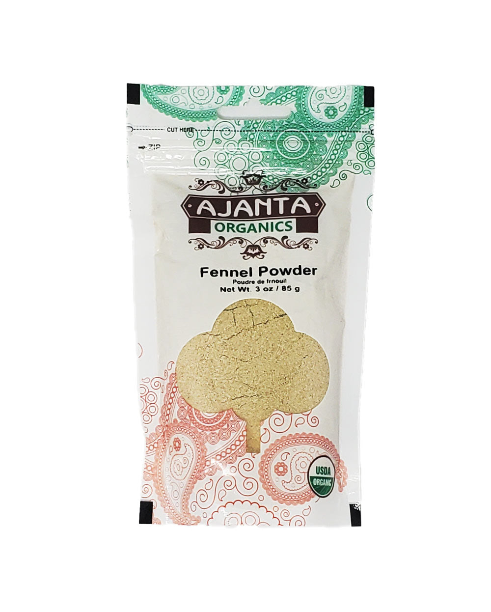Ajanta Organics Fennel Powder 85g