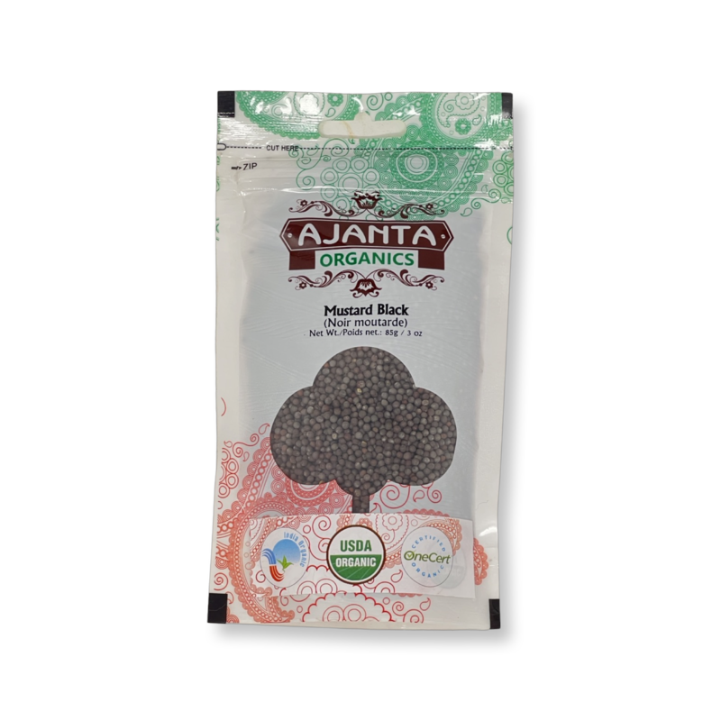 Ajanta Organic Mustard Seeds Black 85g