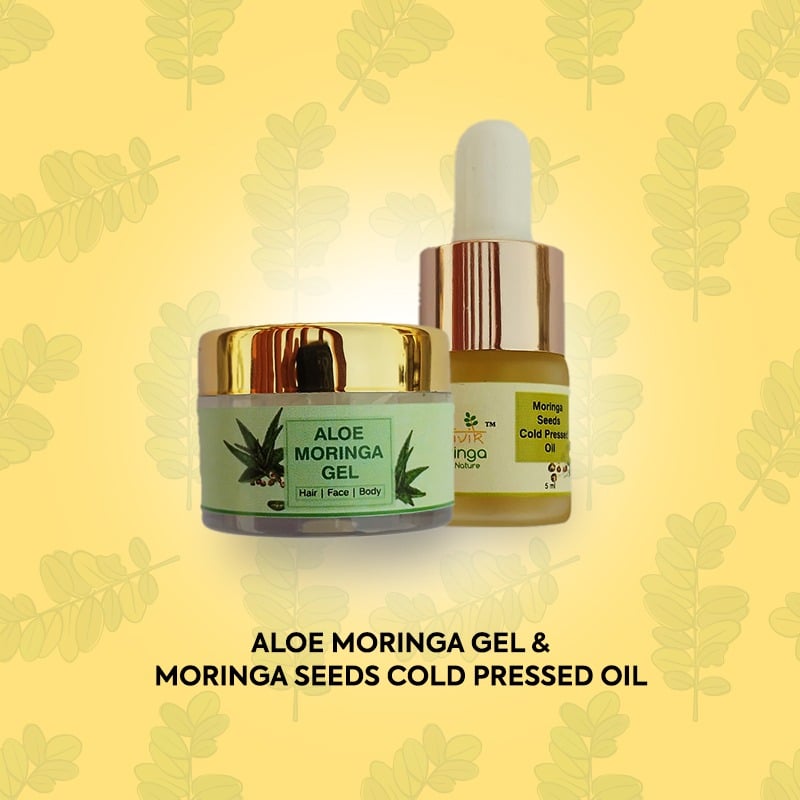 Moringa Aloe Moringa Gel & Moringa Seeds Cold Pressed Oil