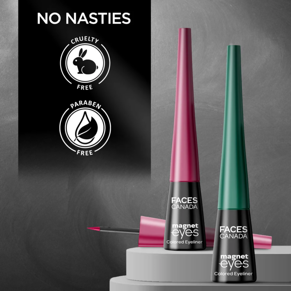 Faces Canada Magneteyes Colored Eyeliner - Dramatic Purple 01