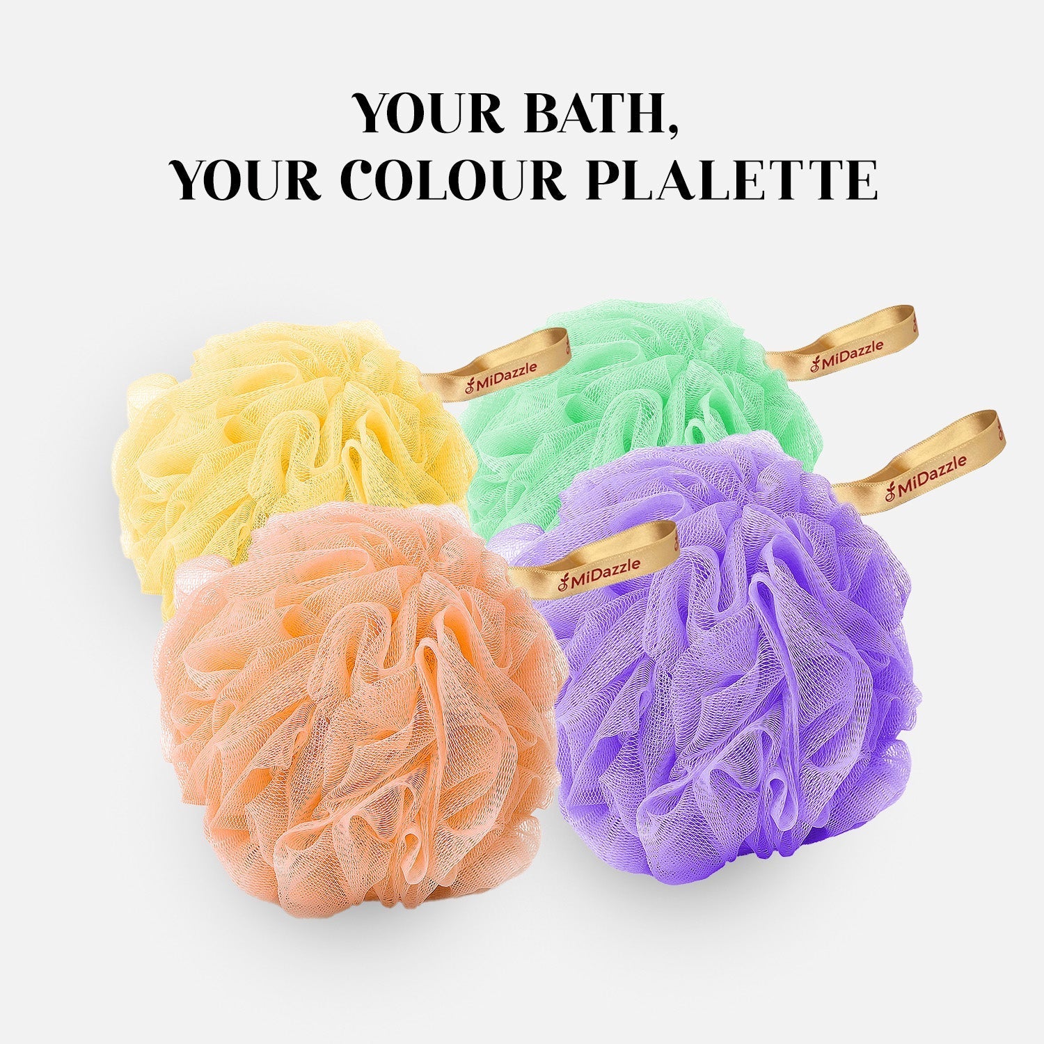 MiDazzle Loofah-2Pcs MINL6013
