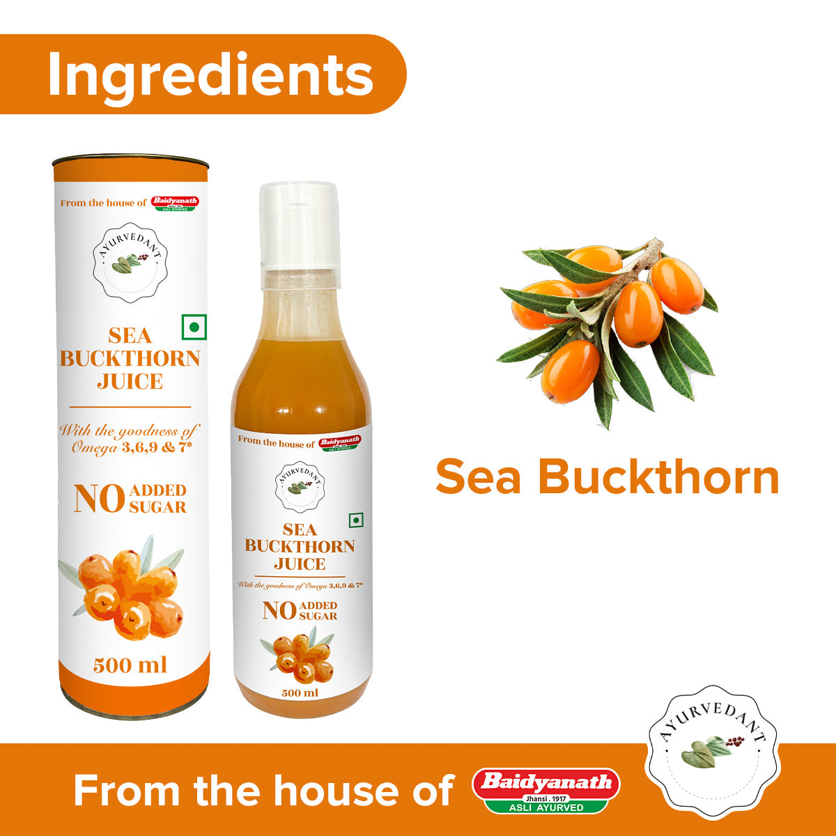 Ayurvedant Seabuckthorn Juice - Image 2