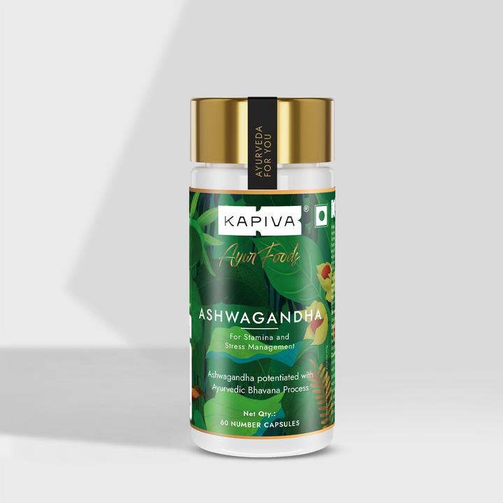 Kapiva Ayurveda Ashwagandha Capsules (60 caps)