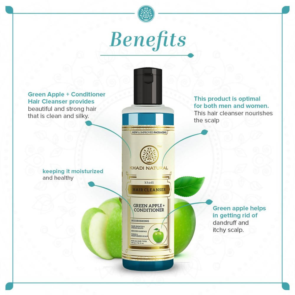 Khadi Natural Green Apple Conditioner Hair Cleanser
