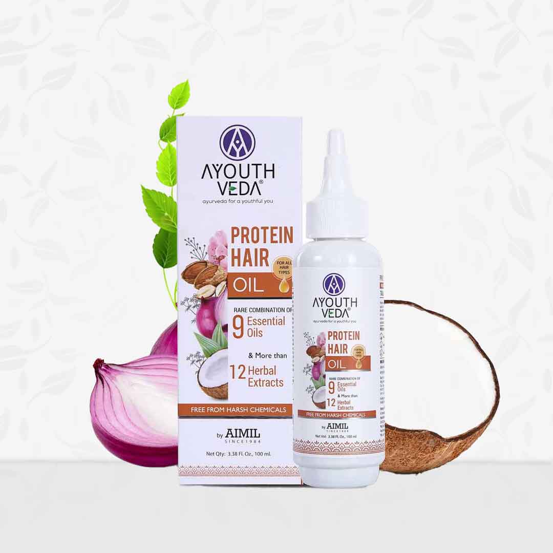 Ayouthveda Protein Hair Oil With Bhringraj and Coffee Beans