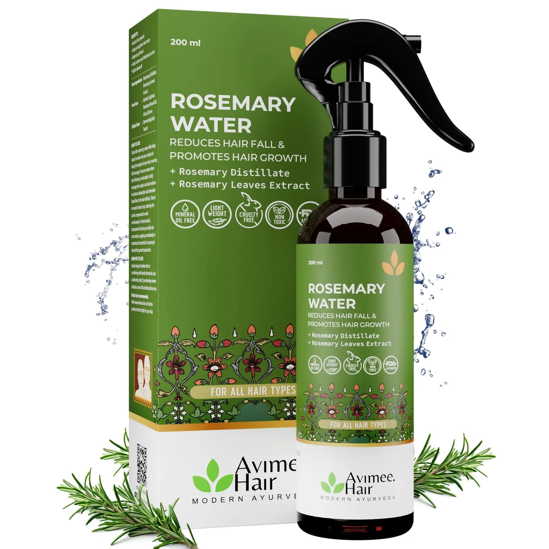 Avimee herbal Rosemary Water for Hair and Skin