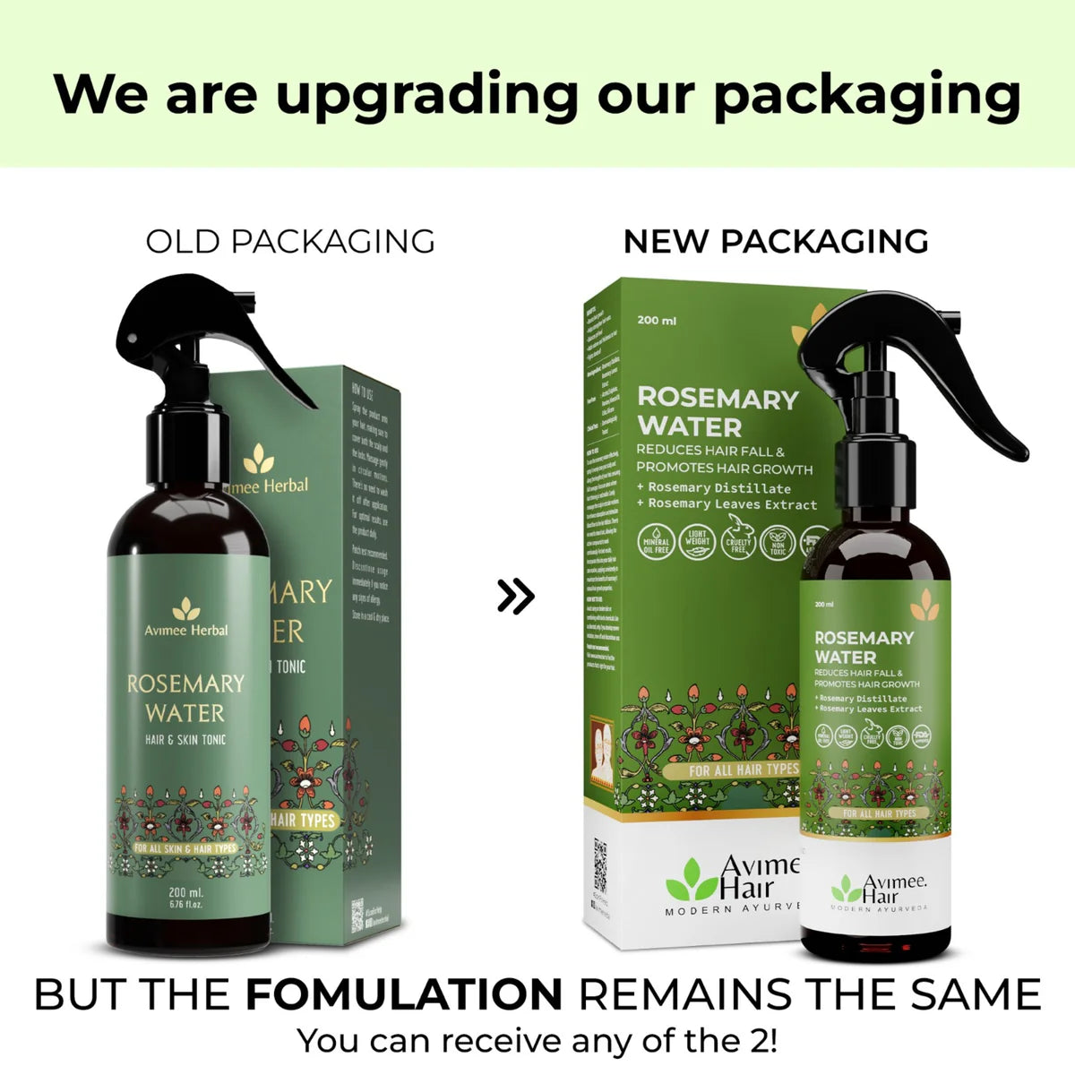 Avimee herbal Rosemary Water for Hair and Skin