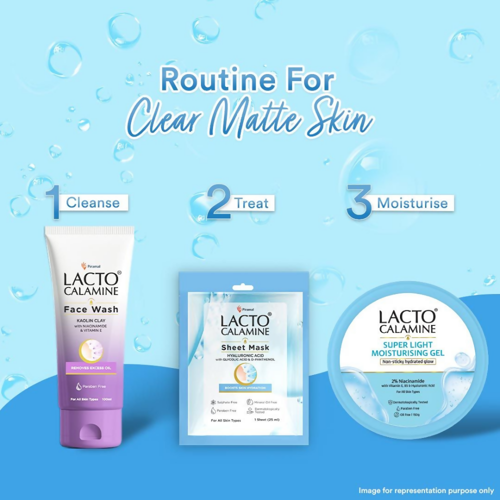 Lacto Calamine Hyaluronic Acid Face Serum Sheet Mask